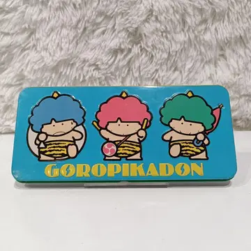 산리오 고로피카돈 캔 펜 케이스 GOROPIKADON 레트로