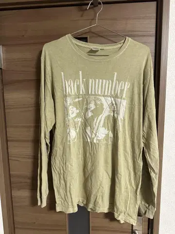back number 긴팔 티셔츠