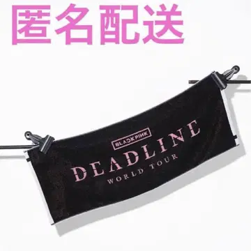 BLACKPINK DEADLINE LOGO 페이스 타월 월드 투어