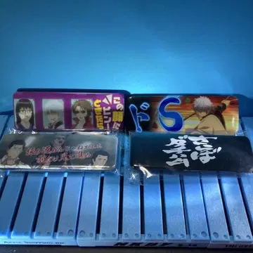 은혼 롱 캔뱃지 4세트 긴토키 가츠라 코타로 사카모토 다츠마 타이틀