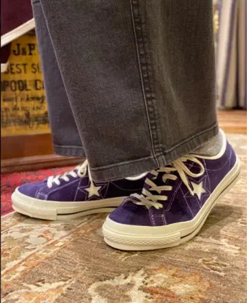 convers onestar 보라색 스웨이드
