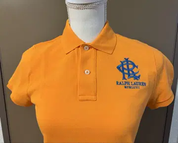Ralph Lauren 반팔 피케 셔츠 오렌지