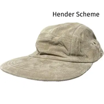 Hender Scheme 베이지 스웨이드 제트 캡
