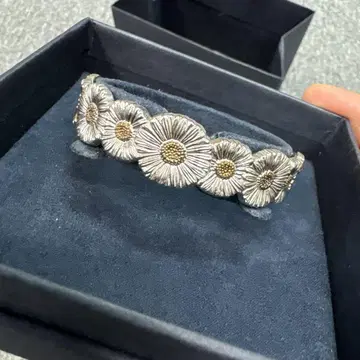 BUCCELLATI 실버 뱅글 BLOSSOMS VERMEIL