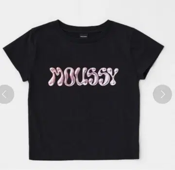 METALLIC LIQUID MOUSSY 반팔 티셔츠