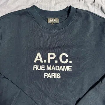 아페쎄 RUE MADAME 크루넥 맨투맨 네이비 L