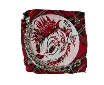 BUTTERFLY BAMBI 리스트 밴드 밤비 체인 체크 무늬 레어