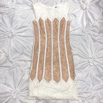 TADASHI SHOJI 타다시 쇼지 핑크&보리 원피스