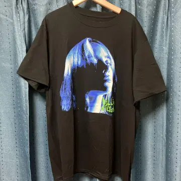 billie eilish 그래픽 티셔츠 L 사이즈 블랙