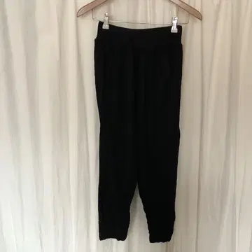 블랙 사루엘 팬츠 블랙 L~LL