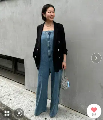 시너리 데님 살로펫
