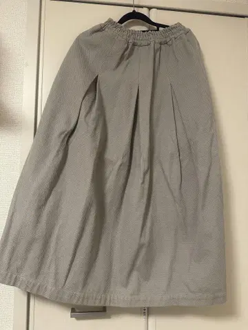 entwa SASHIKO 박스 턱 스커트