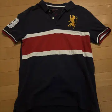POLO M 네이비/레드