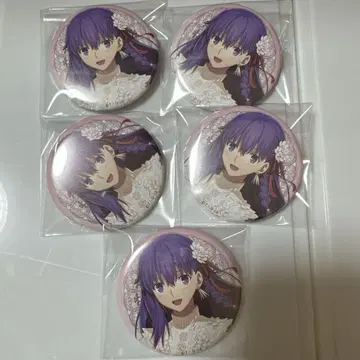 fate stay night HF 피날레 캔뱃지 마토 오동나무 벚꽃