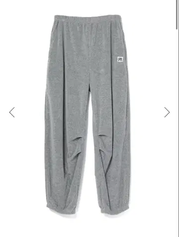 리엘리시 Basic Logo Pile Pants(Gray)