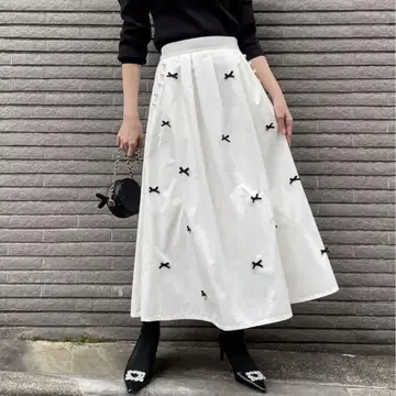 미사용 새상품 아메노치하레 리본 포함 볼륨 우산 스커트 M