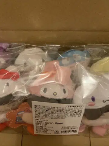 나니와 단시 산리오 캐릭터 클립 마스코트 7개 세트
