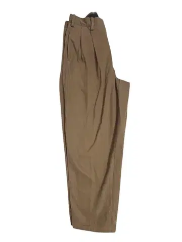 베이지 플리츠 치노 팬츠