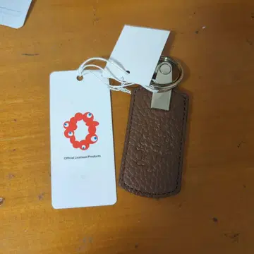 미사용 새상품 키링 미야쿠미야쿠 소가죽 택 포함