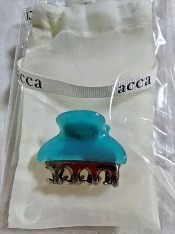 acca 헤어 클립 클립 터콰이즈 파랑 블루