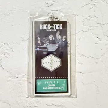 BUCK-TICK TOUR 2025 6/8 회장 한정판 키링 새상품