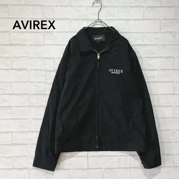 AVIREX 걸스 앤 로고 자켓 (L) 블랙 아메카지 스트릿 스타일