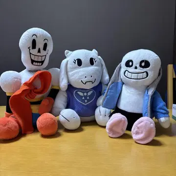 봉제 인형 세트 (Papyrus, Sans, Toriel)