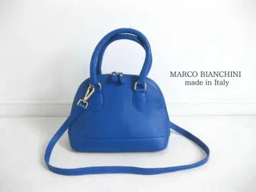 새상품급 이탈리아제 MARCO BIANCHINI 밴드 백 가죽 숄더백