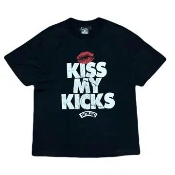 NITRAID 나이트레이드 KISS MY KICKS 티셔츠