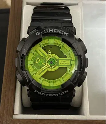 CASIO 지샥 GA-110B 옐로우 그린