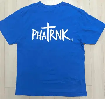 PHATRNK 티셔츠 파랑 로고 T 블루 팻랭크 반팔 티셔츠