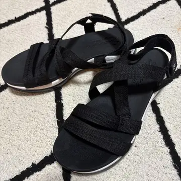 Skechers 요가 폼 스포츠 샌들 블랙
