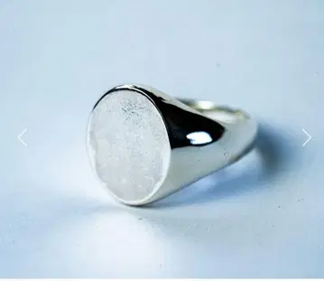 WAKAN SILVER SMITH 오벌 시그넷 반지