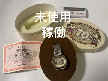 세이코/SEIKO ALBA 미키마우스 & 미니 70주년 기념 손목시계