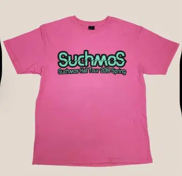Suchmos 핑크 티셔츠 2018 M 사이즈