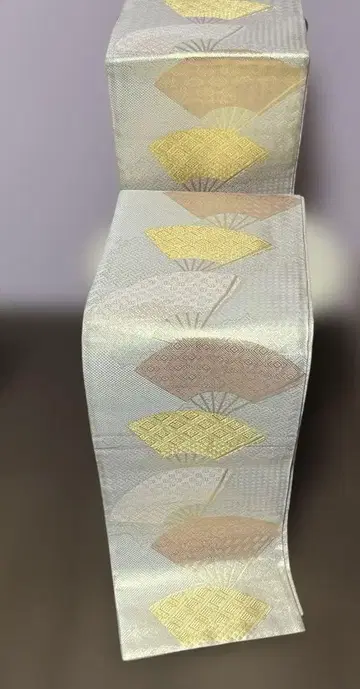 사가 니시키 후쿠로 오비 (육통 무늬)