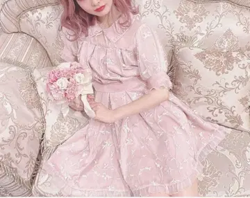 Swankiss 기념일 원피스 핑크