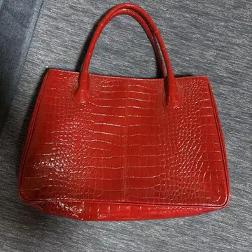 가마쿠라 타카노 레드 토트백