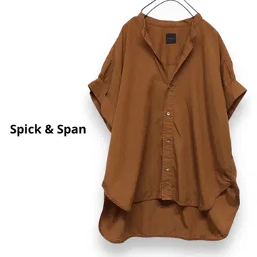 정가 14,300엔 Spick & Span 에어리 개더 슬리브 셔츠
