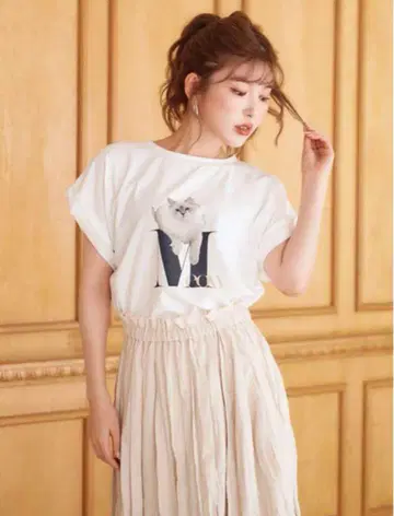 다리치 뉘앙스 티셔츠 미야오 T