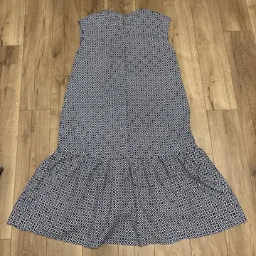 Atelier Hiron 유카타 원단 면 100% 슬리브리스 롱 원피스