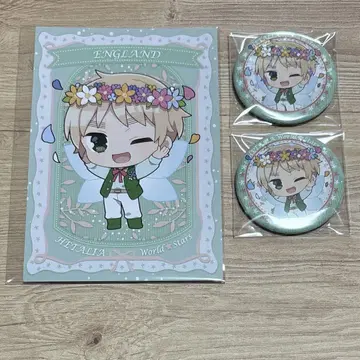 헤타리아 영국 캔뱃지 엽서