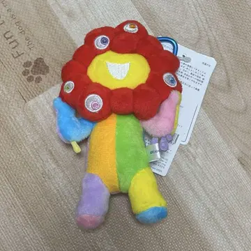미야쿠미야쿠 레인보우 봉제 인형 키링