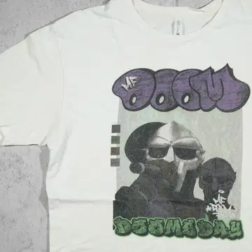 랩 티셔츠 MF DOOM MF DOOM 둠스데이 티셔츠 힙합