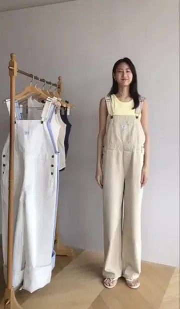 searoomlynn 살파 다이 데님 살로펫 오버롤 WH