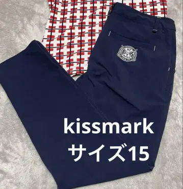 kissmark 골프 팬츠 캐주얼 팬츠 발수 사이즈 15 루즈한 사이즈