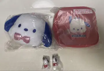 포차코 마스코트 & 파우치 (하피단부이쿠지) 메지루시 참 (가챠)