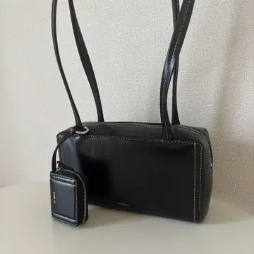 STAND OIL 스탠드 오일 엽서 백 블랙 숄더백