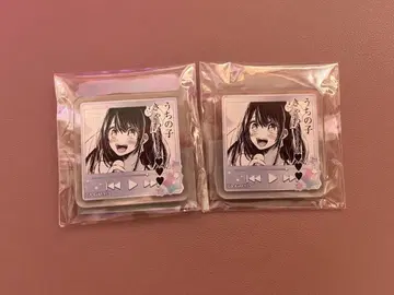 딸기 프로 홍보부 최애의 아이 호시노 아이 아크릴 배지