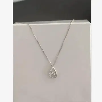 Samantha Silva 눈물형 실버 펜던트 목걸이
